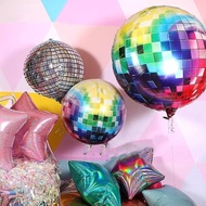 (ML) DISCO FOIL BALLOONS / DISCO BALL FOIL BALLOONS / DISCO FOIL BALLOONS / MOST COMPLETE DECORATION