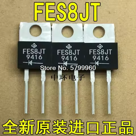 10pieces FES8JT -2 8A 600V