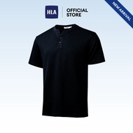HLA Solid Colour Comfortable Short Sleeve T-Shirt Men - HNTBJ2F820HXJ