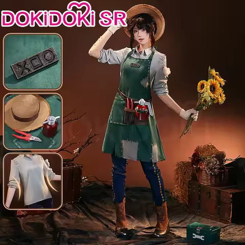 IN STOCK Emma Woods Cosplay Costume Game Identity V DokiDoki-SR Women Green Costume Gardener Emma Wo