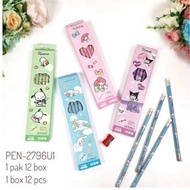 SHARON - HB 2B MOTIF PENCIL FANCY WOODEN PENCIL/