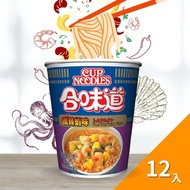 【NISSIN 日清】合味道酸辣蝦味杯麵(12入/箱)