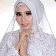 NEWKk9K4 Slayer bridal Veil/bridal Veil/elegant bridal hijab/bridal Veil/bridal Veil