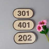ROOM NUMBER wooden board designed upon request, decor for hotels, homestays, hotels,..