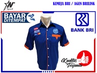 KEMEJA BRILINK/SERAGAM BRILINK/SERAGAM KERJA BRI/BAJU BRILINK/PAKAIAN PRIA