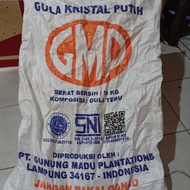 Karung bekas gula ukuran 50kg dimensi 96x58 cm