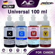 AXIS DIGITAL น้ำหมึกเติม Universal For Canon Ink refill ink 100ml.  GI790/GI 790/GI-790/G1000/G2000/G3000/G4000/G1010/G2010/G3010/G4010