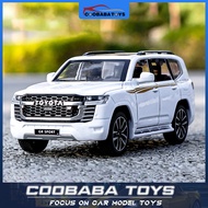CBB 1:32 Toyota Land Cruiser LC300GR Alloy Diecast Car Model Toy Sound Light Pull Back For Kids Boys