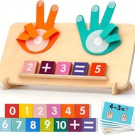 1 counting board, 13 digit blocks, 10 cards, 2 bases, 1 bracket to cultivate cognitive abilities, ma