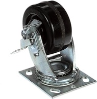 Randell HD CST201 Caster with Brake, 5.5" O/A, 4" Wheel