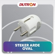 Dutron Steker Bulat Colokan Arde Pin Kuningan Dutron DV SAB-01/ Steker