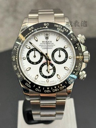 【經典白地】全新未使用 ROLEX勞力士 地通拿 迪通拿 DAYTONA 116500 WHITE 116500LN-0001 熊貓迪 白鋼迪 白迪 白地 熊貓
