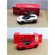 Bburago 1-64 (7cm)  LAFERRARI (Red / White) Diecast Car
