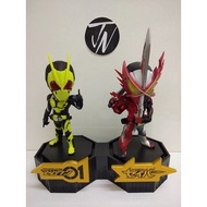 Ichiban Kuji Deforme X Twin Kamen Rider Saber & Zero One Figure (No Box)