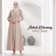 Kebaya Jubah |3XL-7XL |Kebarung Klasik Labuh | Women Cotton Plain| Songket Hidaya Exclusive