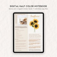 數碼 Digital Half Color Notebook (Pastel Dream) for GoodNotes Notability Samsung Note