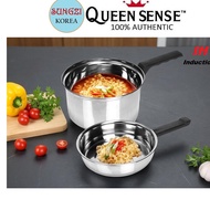 QUEEN SENSE Stainless Induction Multi Ramen Pot SMNP-16 16cm