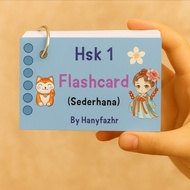 HSK 1 Mandarin Vocabulary Flashcard – Format CompactRing, Can Be Carried Anywhere