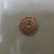 1 Cent Belanda tahun 1936 - 1938