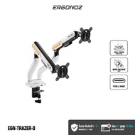 ERGONOZ ขาตั้งจอคอม แขนจับจอ ขาตั้งจอ ขาตั้งจอคอมพิวเตอร์ Monitor Arm รุ่น TRAZER สำหรับหน้าจอ 17 - 