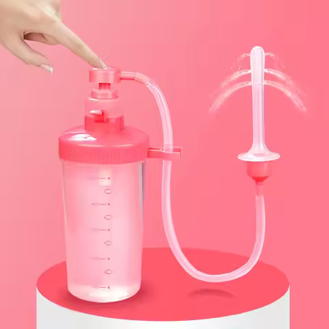 500ml/350ml Vaginal Clearner Anal Douche Enema Reusable Medical Vagina Irrigator Ass Anus Cleaning S