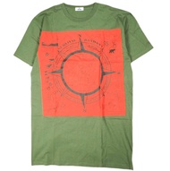 CHED x BEAMS BOY (Ched x Beams Boy) 聯名款印花連身裙，均碼，深綠色，T卹，上衣 [二手] [CHED × BEAMS BOY]