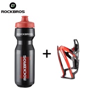 【SG Delivery】ROCKBROS Water Bottle 750 ml Bottle Cage Portable Cycling Water Bottle Durable Ultralight Bottle With Dust Cover
