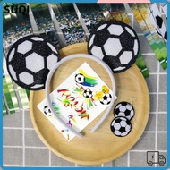 LUCKY-SUQI 3 Pcs Set Football Headband, World Cup Themed 2026 Edition Football Earrings, Headband Ea