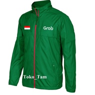 Windbreaker zipper driver Jacket grab grabbike grabfood custom Jacket taslan grabbike grabfood origi