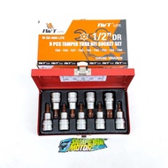MATA Fruit Star Socket Wrench Set Impact Torx Bit Socket IWT Lite 1/ 2" Inch DR 9 Pcs T20 T25 T27 T3
