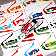 Motorcycle Sticker Reflective Sticker Wheel Sticker Suitable for Old Cardo BOLD Shell Decorative Pro