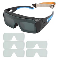 Geevorks Solar Auto Darkening Welding Glasses Safety Protective Welders Glasses Argon Arc Welding El