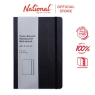 Premiere Notes Hard Bound Journal with Elastic Band 96Sheets 70gsm A5, Squared Black