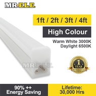 High Grade LED T5 1ft/2ft/3ft/4ft Tube Light Drop Curve Light Ceiling Light Lampu Plaster Siling Men