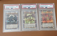 遊戲王 PAC1  三幻神 PSA10 鑑定卡 白碎 白鑽 一套 天空龍 翼神龍 巨神兵 （ 紅碎 紅鑽 20th 25th 同款）