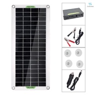30W Polycrystal Solar Panel Flexible Solar Panel For Camping Car Traveling Outdoor Emergency Power Accessory
