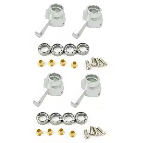 ABUM-4Pcs Metal Steering Cup Turn Cup For WPL B1 B-1 B14 B-14 B16 B24 B-24 C14 C-14 C24 C-24 B36 MN 