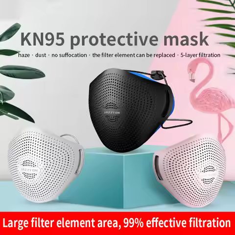 NEW Silicone Mask Unisex PM2.5 Protective Face Filter Mask Mouth Nose Disconnect-type Mask Anti-dust