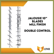 ❐ ╯ ✭ Jalousie Frame 10 Blades for Louver Window 1 Pair