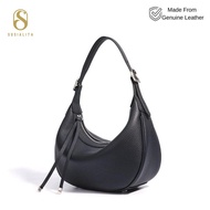Lunara Shoulder Crossbody Bag Genuine Leather Bag Genuine Leather Bag Women's Shoulder Bag Women Bag