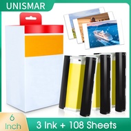 6 Inch Compatible Canon Selphy CP1500 CP1300 CP1200 CP1000 Ink Cassette for Selphy CP1300 Color Phot