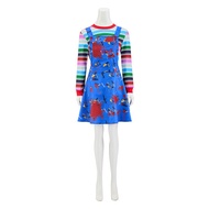 halloween costume halloween dress Halloween Chucky-Inspired Baby Ghost Costume for Women - Perfect f