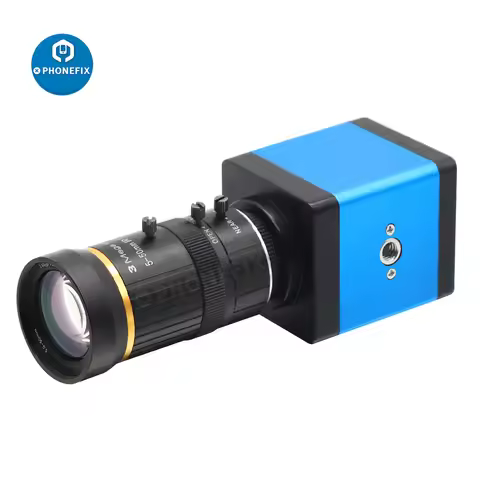 Industrial HDMI VGA Machine Vision Cameras High Speed Webcam With C/CS-Mount Manual Zoom CCTV Lens f
