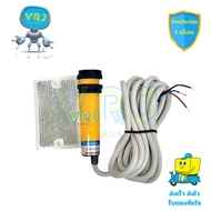 Photo Sensor E3F-R2NK NPN NO 6-36VDC With Reflector 18 Mm Thread. Distance 2 Meters