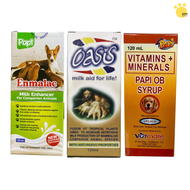 Milk Enhancer and Vitamins for Pregnant Dog - Enmalac 120ml Oasis 120ml Papi OB 120ml