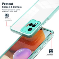 Casing Vivo Y02s Y16 Y91C Hawkeye Camera Two in One Jelly Transparent Shell