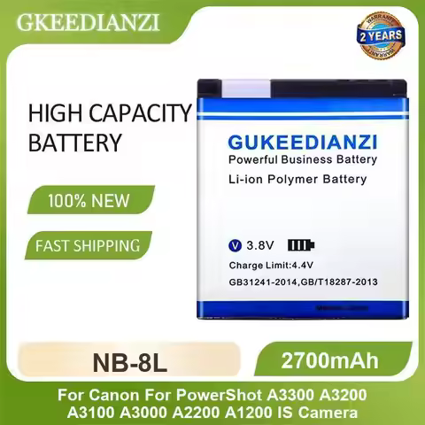 Battery For Canon PowerShot A3300 A3200 A3100 A3000 A2200 A1200 IS Camera ELPH 510 520 530 HS N SD45
