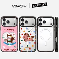 Magnetic Cats Riding Horses Acrylic Phone Case For iPhone 17 Pro Max 17 Air 16 Plus 15 14 13 12 Shoc