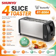 Butterfly 2 Slice / 4 Slice Toaster Pembakar roti 烤面包机 B-8062 BT-8062 BT-8063 BT-8064Toaster 700W - 