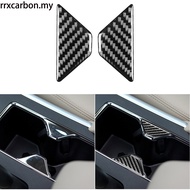 For Honda Accord 2014-2017 Carbon Fiber accessories Center Water Cup Panel Trim Decoration Accessori